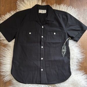 FREENOTE CLOTH, Dayton ss shirt, Black, sz M, BRAND NEW WITH TAGS